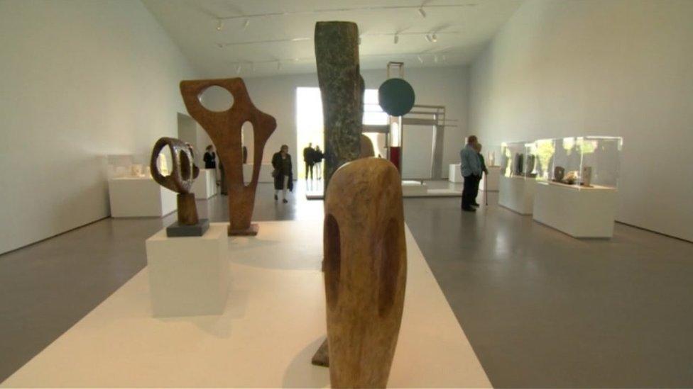 Inside the Hepworth Wakefield