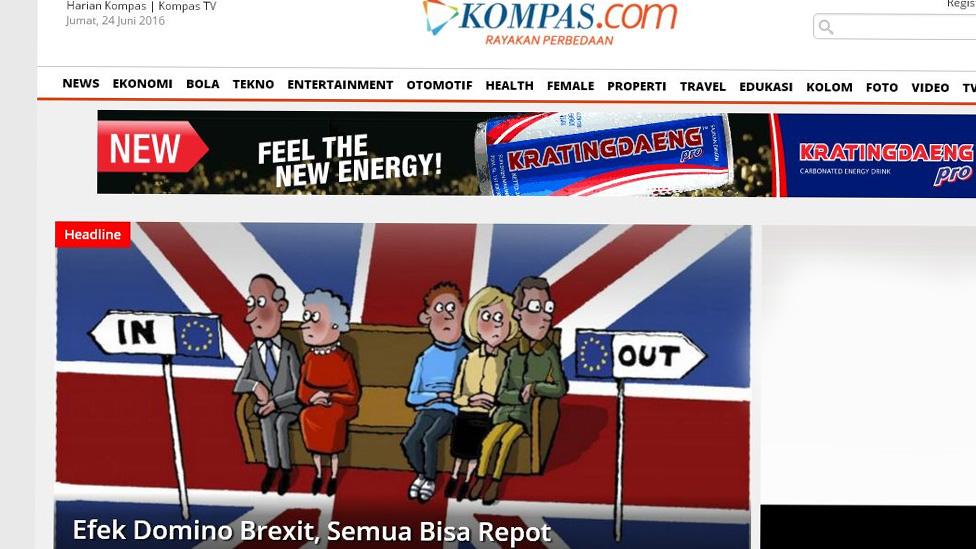 Kompas Indonesia newspaper