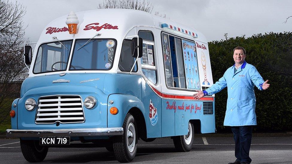 Ian Smith with his 'pride and joy' vintage van