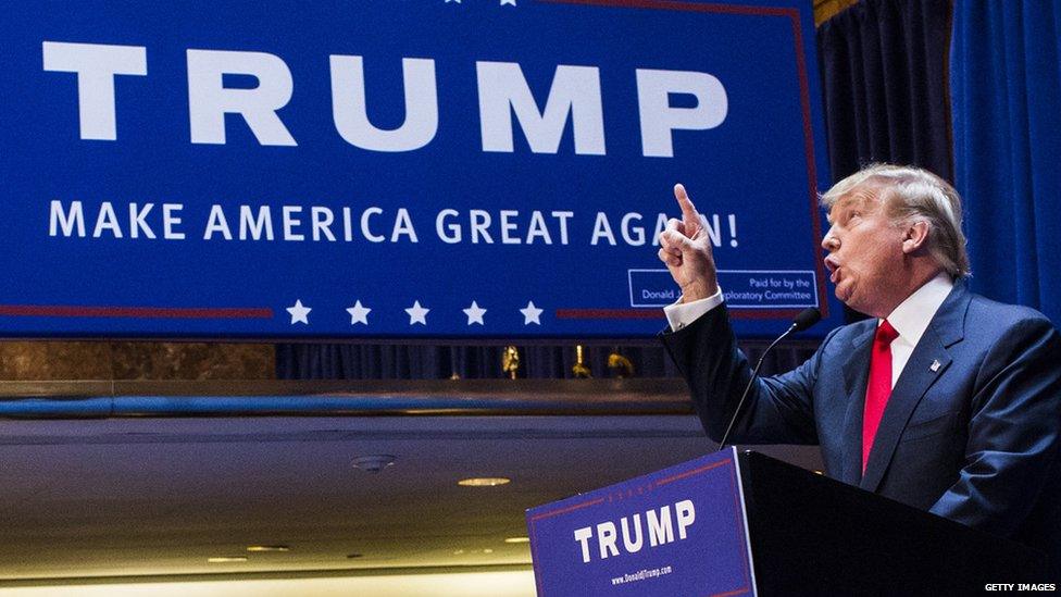 Donald Trump took 45-minutes to announce his presidential candidacy