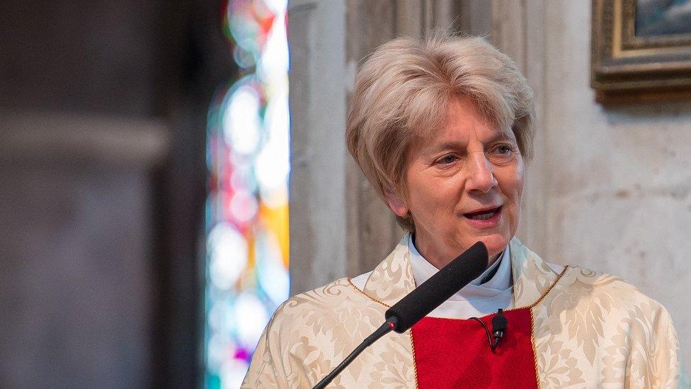 The Very Reverend Jane Hedges at Norwich Cathedral