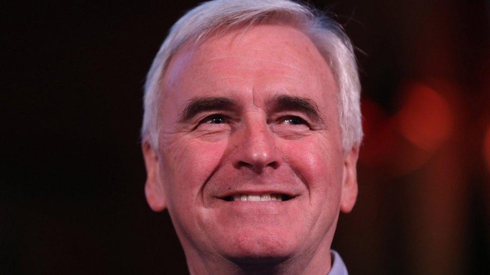 Shadow chancellor John McDonnell