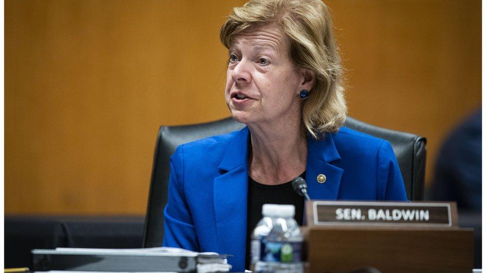 Image of Wisconsin Democratic Senator, Tammy Baldwin.