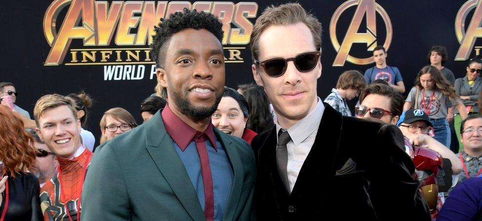 Chadwick Boseman and Benedict Cumberbatch