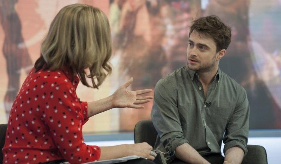 Daniel Radcliffe and Victoria Derbyshire