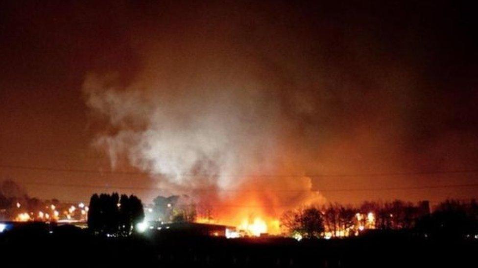 The factory fire