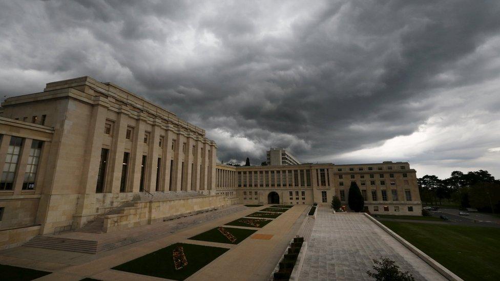 The Palais des Nations - United Nations Office at Geneva (13 April 2016)