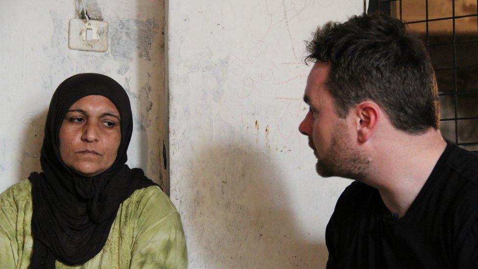 Khaldye with Declan Lawn