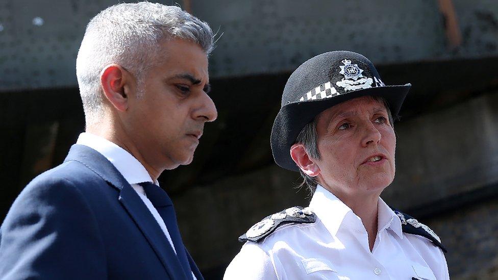 Sadiq Khan and Cressida Dick