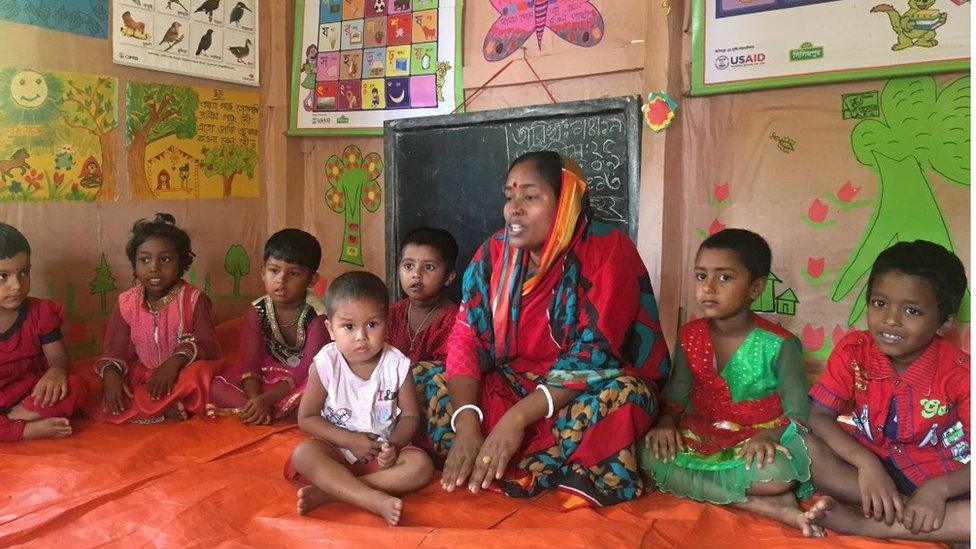 Children at their anchal