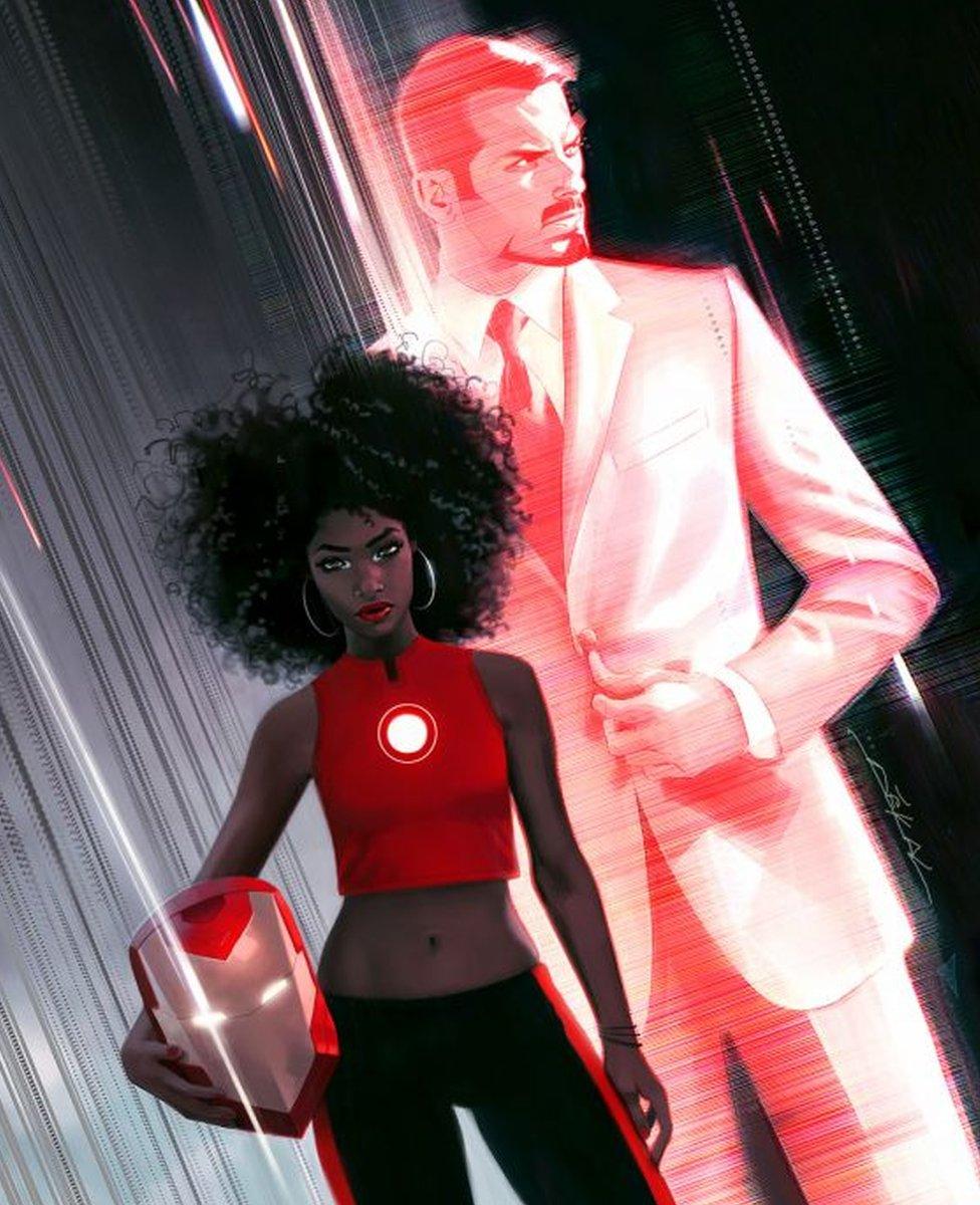 The new Iron Man character, Riri Williams