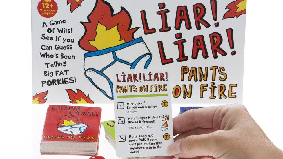 Liar Liar card game