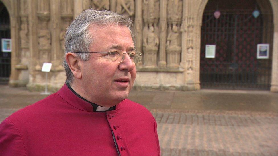 The Very Revd Jonathan Greener, Dean of Exeter.