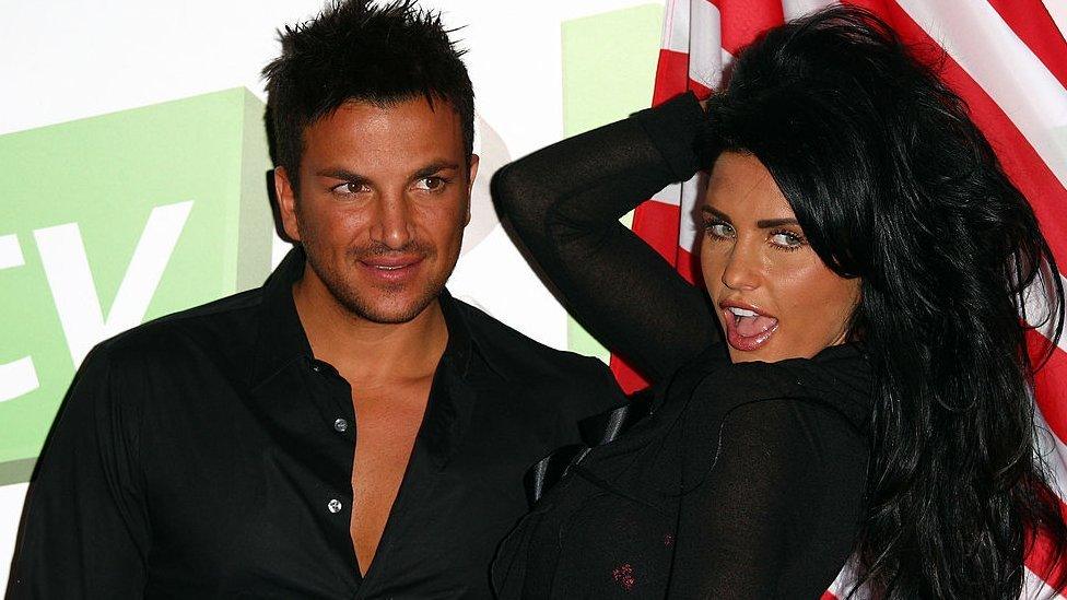 Peter Andre and Katie Price