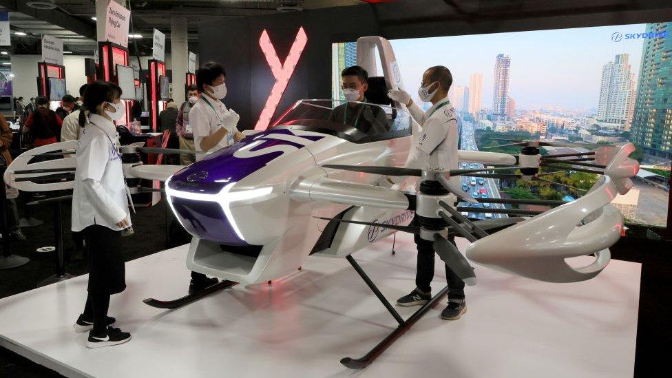 SkyDrive flying vehicle