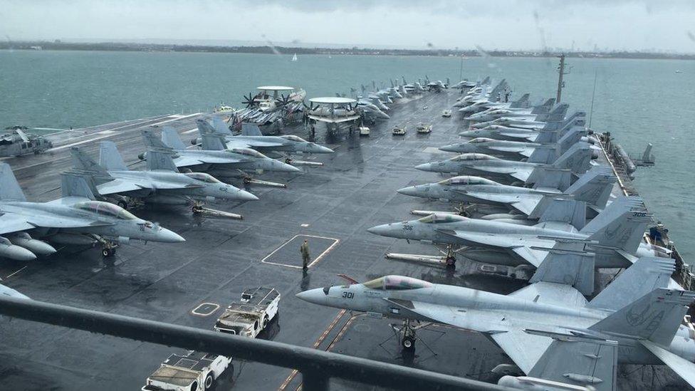 Aircraft on the USS Harry S Truman