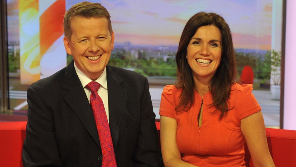 Susanna Reid with Bill Turnbull