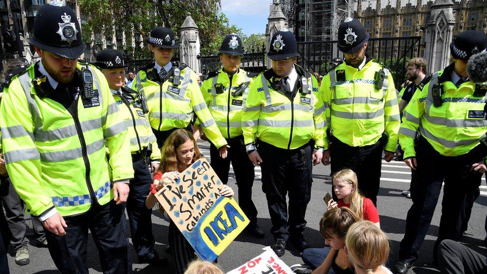 Extinction Rebellion activists