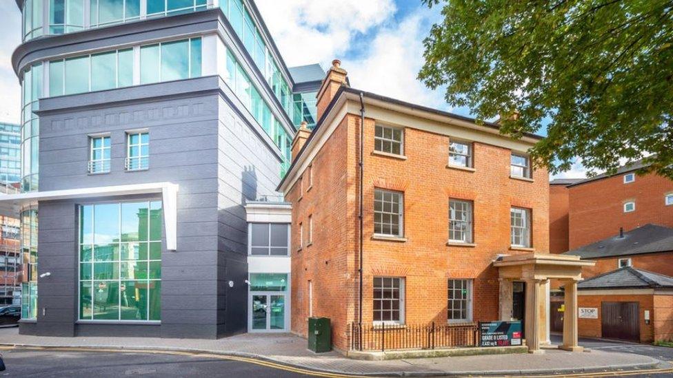 Highbridge House and the Carbon Building to its right