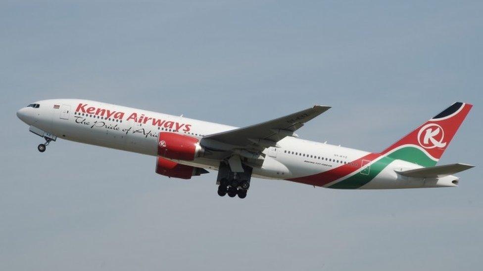 Kenya Airlines plane