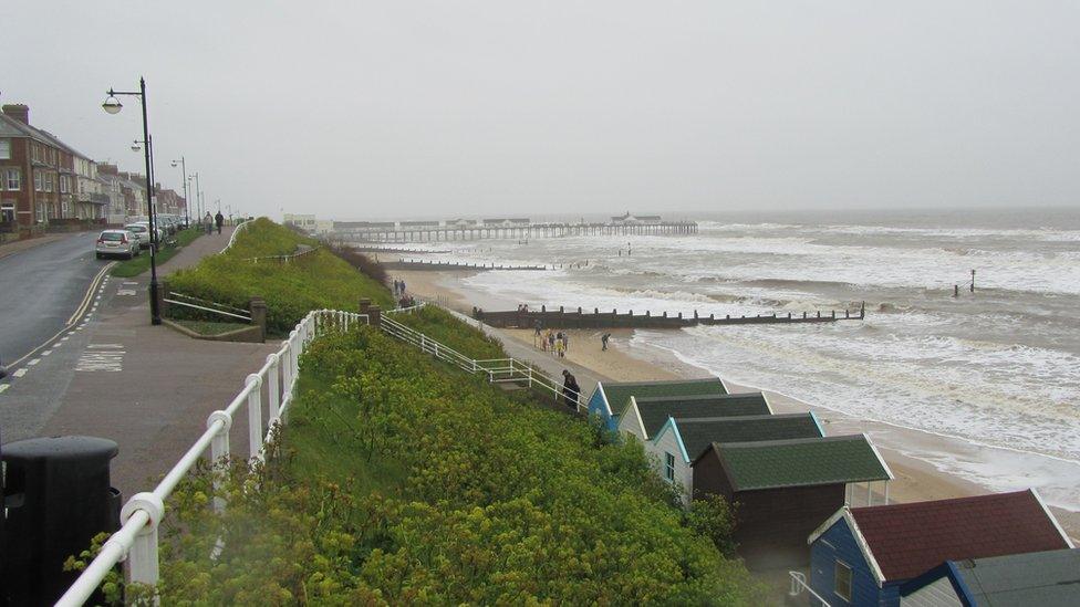 Southwold beach and pier