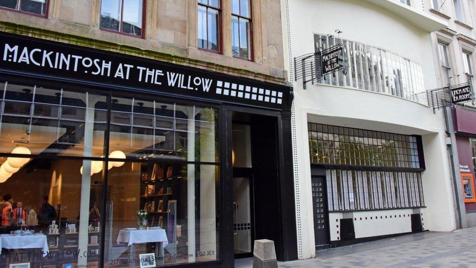 Mackintosh at the Willow, on Glasgow's Sauchiehall Street