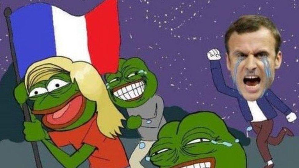 Macron and pepes