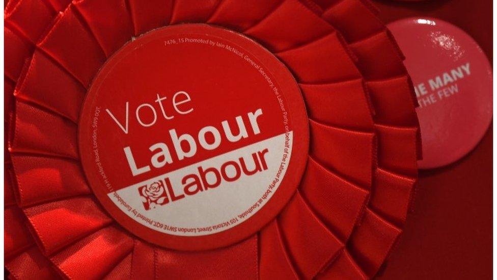 Labour rosette