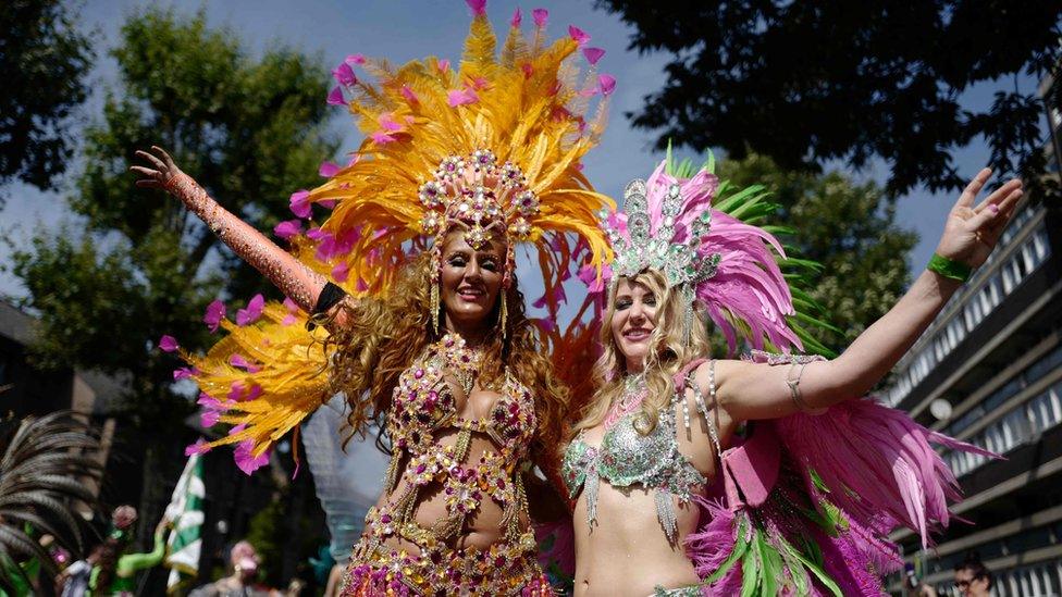 Carnival performers