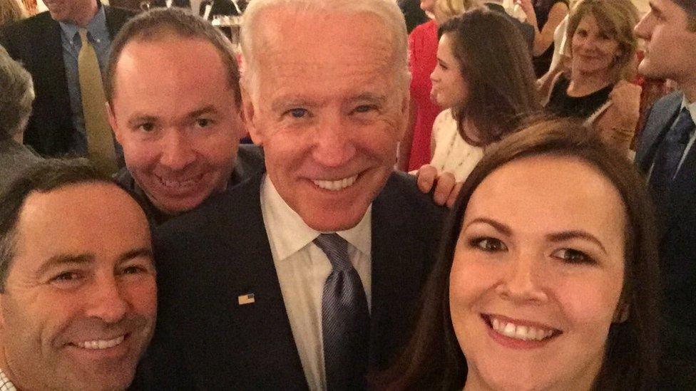 Joe and Laurita Blewitt were in the White House in 2017 when Joe Biden got the Medal of Freedom