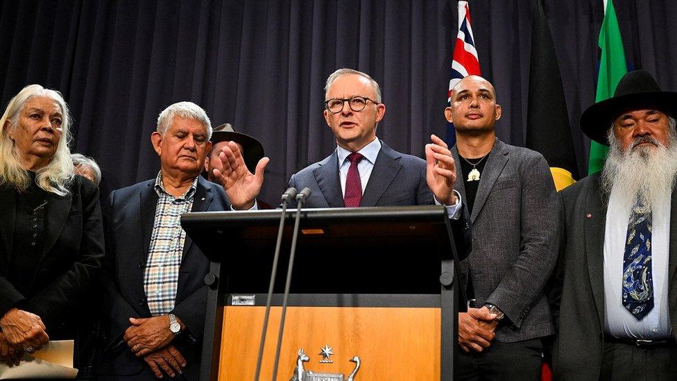 Anthony Albanese-with-Indigenous-leaders.