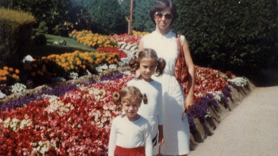 Lyn Bryant with her daughters Erin and Lee