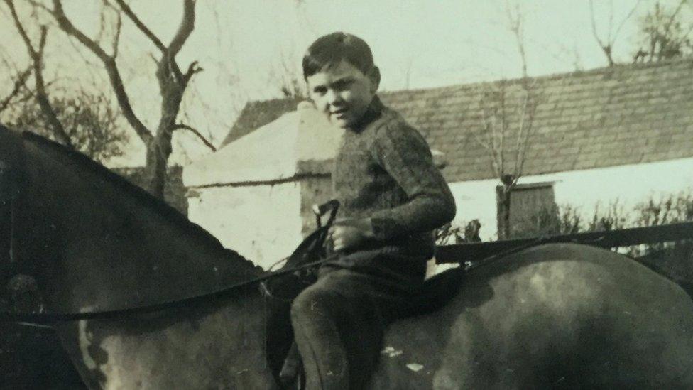Basil Blackshaw as a child
