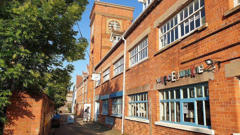 The Tower Building at St Michael's Trading Estate in Bridport