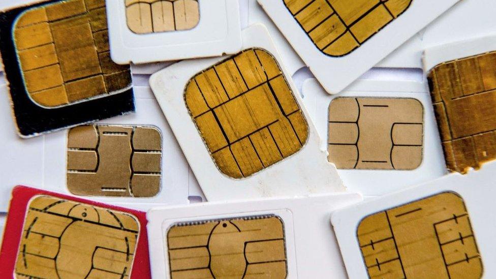 Mobile phone sim cards