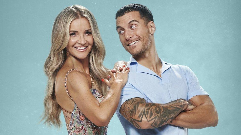 Helen Skelton and Gorka Marquez