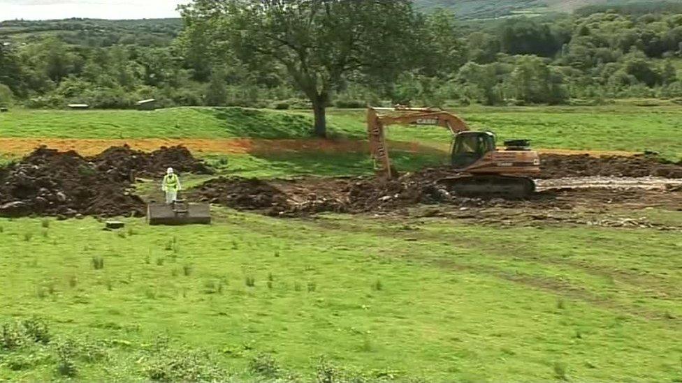 Illegal waste being removed from NI farm