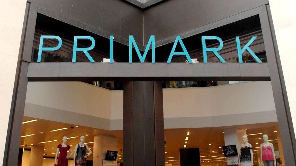 General view Primark store