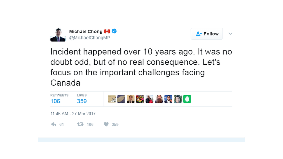 Michael Chong Twitter