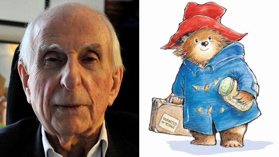 Michael Bond and Paddington Bear