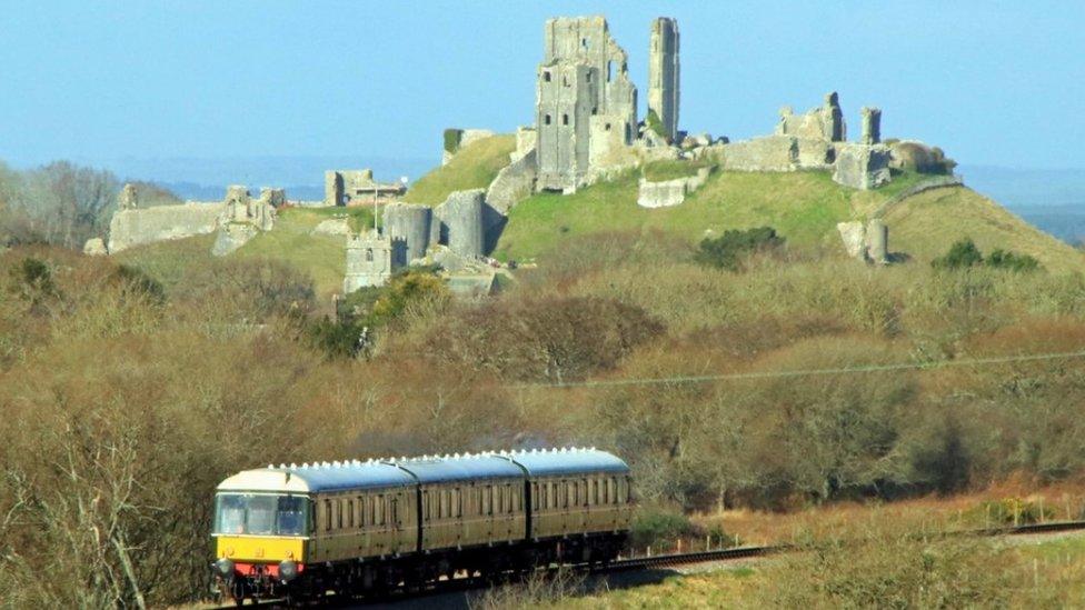 Swanage Railway at Corfe