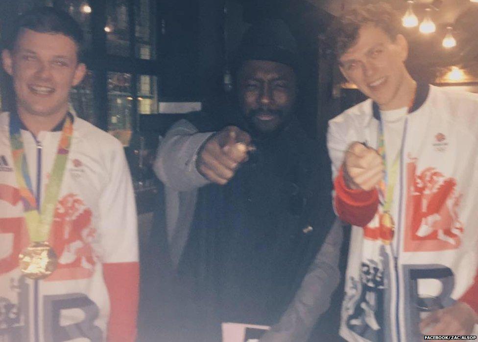 Jamie Rawsthorne, will.i.am and Zac Alsop