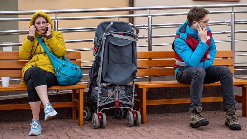 Ukrainian refugees in Poland