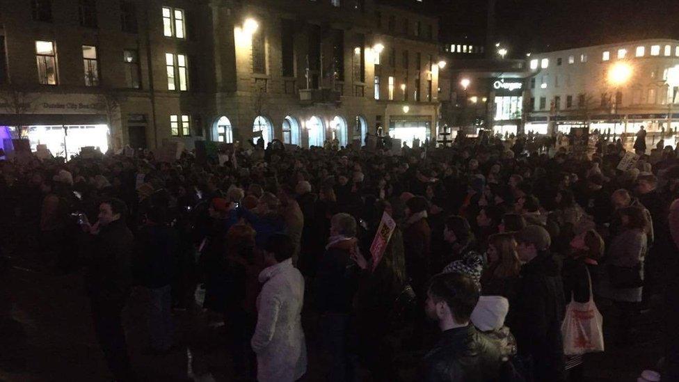 Dundee protest