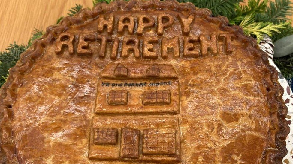 Stephen's retirement pie