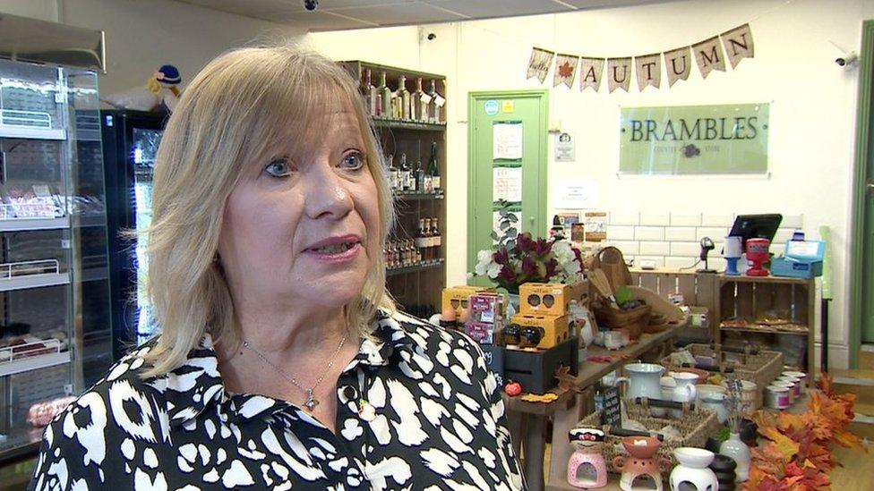 Loraine Rogerson, owner of Brambles food shop.