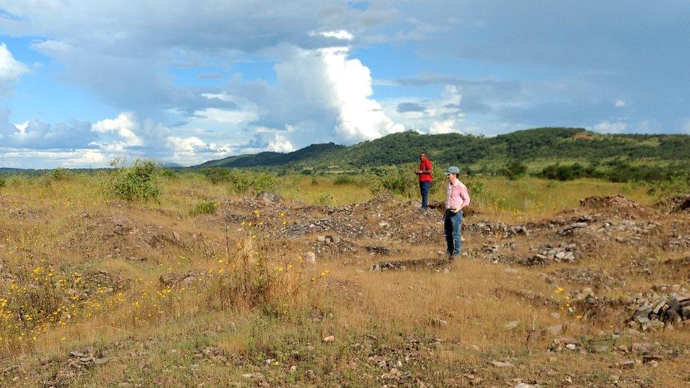 First Cobalt Corporation boss Trent Mell surveys land in the Congo