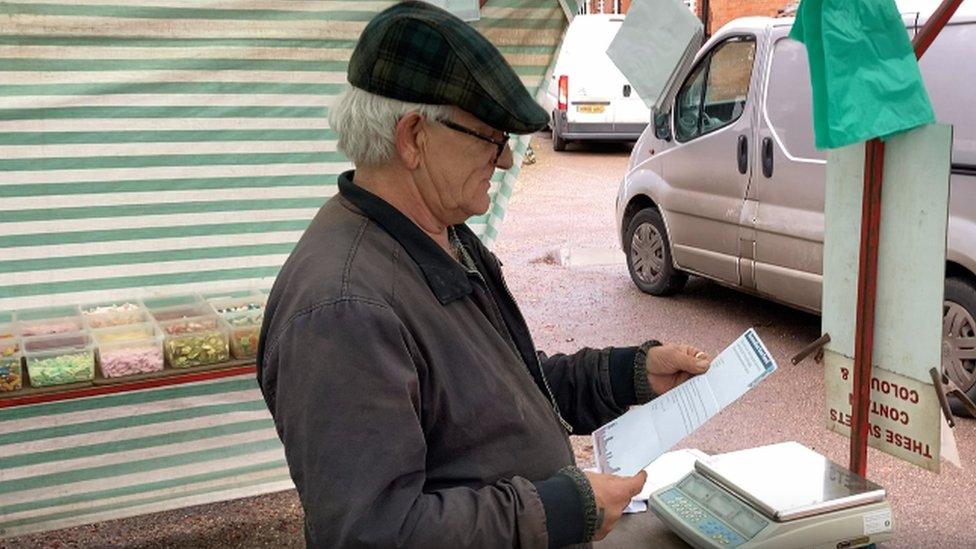 Kevin Hilliard reading his letter of notice