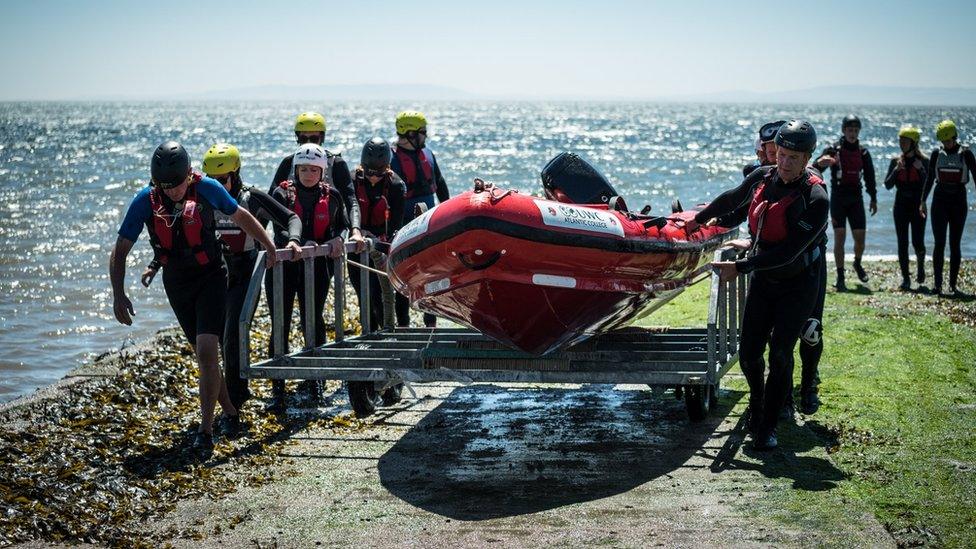 Crew training at Atlantic College