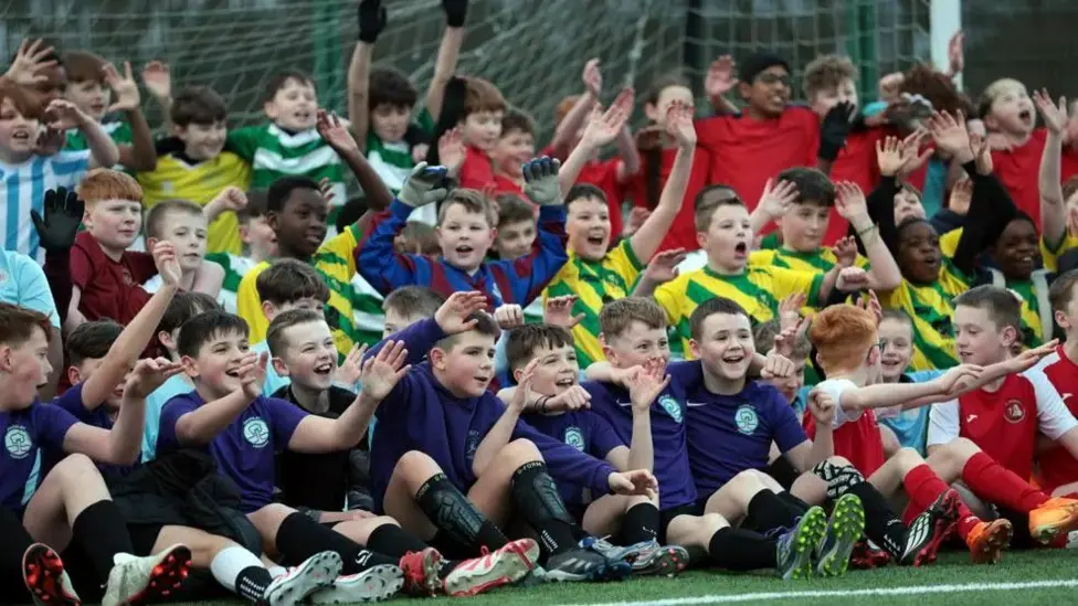 Pollok United, nombrado mejor club de fútbol base de Europa.